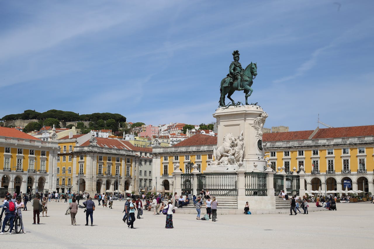 Praça do Comerció in Lissabon